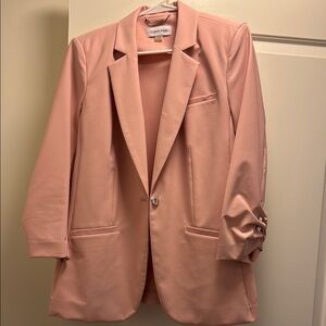 Calvin Klein Women's Pink Blazer